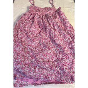 Gap Kids Pink Floral Sundress Dress Girls XL 12 Full Skirt So Sweet Midi